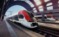 Powiększ zdjęcie: Wizualizacja 3D pociągu